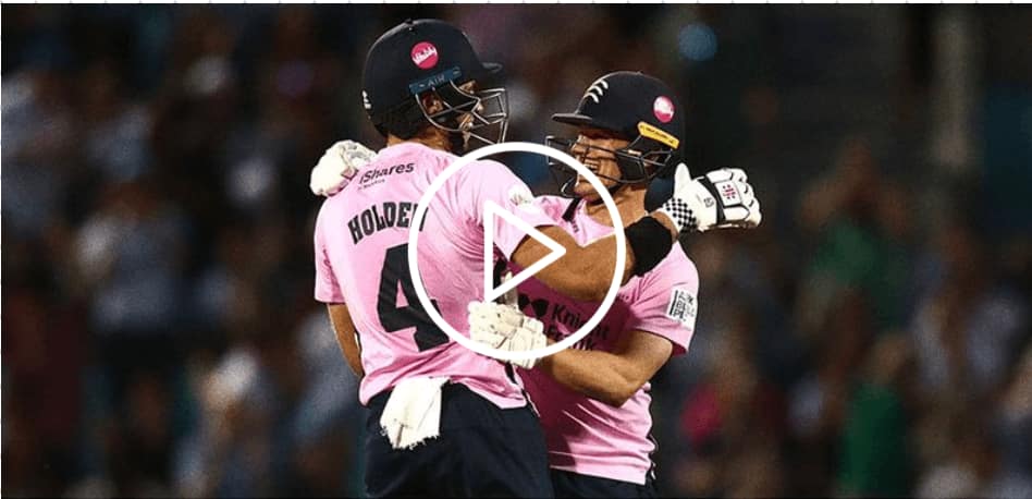 [Watch] Middlesex Break 14-Match Losing Streak With Highest-Ever Run Chase in T20 Blast History